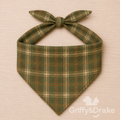 Fall Forest Friends Plaid Bandana