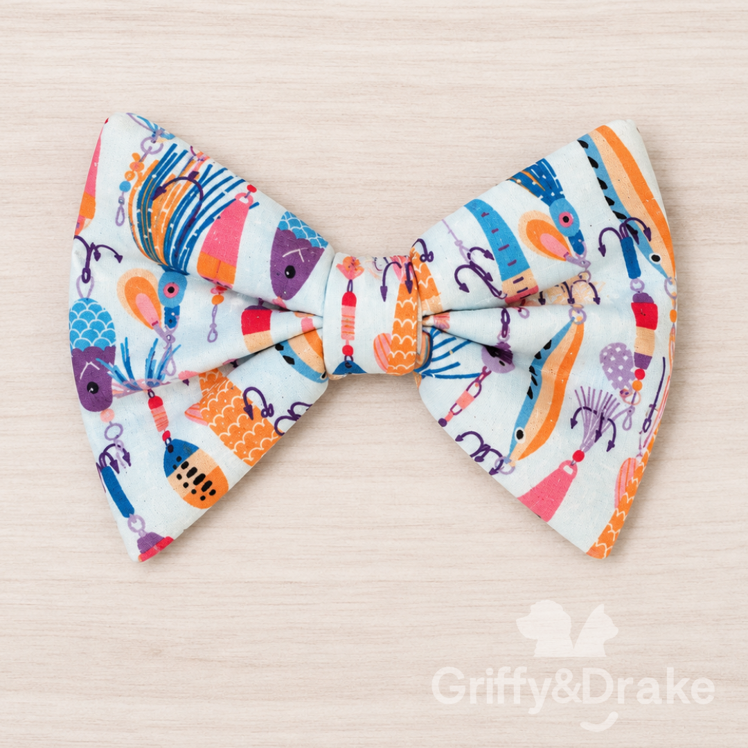 Gone Fishing Bow Tie