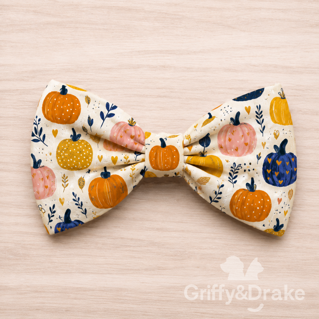 Pretty Pumpkin Bow Tie