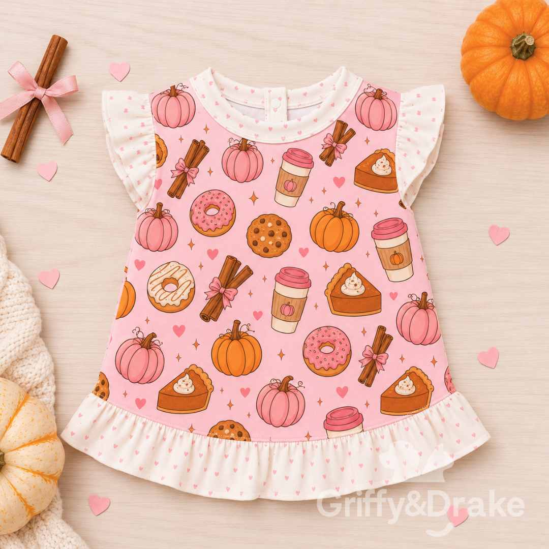 Pumpkin Spice Ruffle Shirt