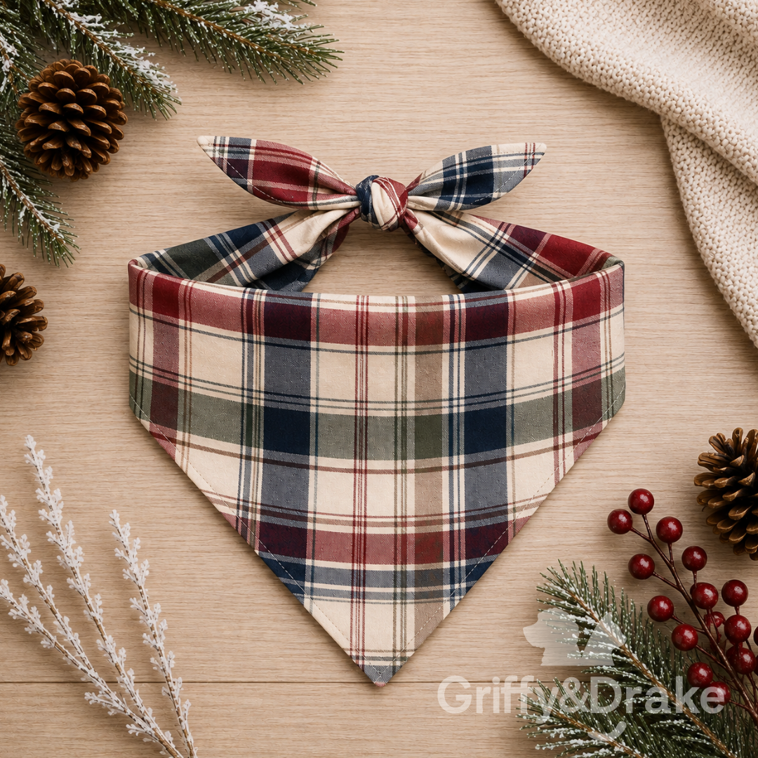 Simple Seasons Bandana – Plaid