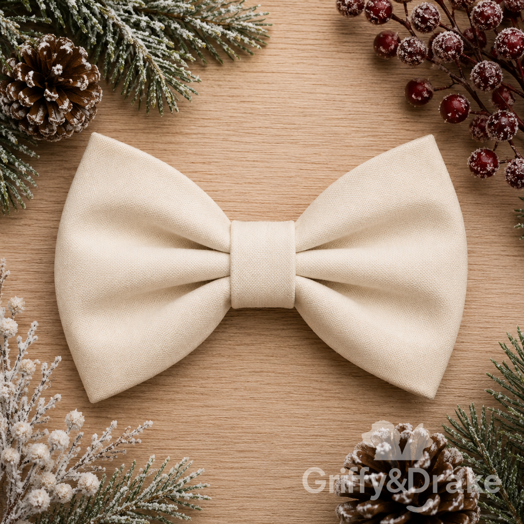 Simple Seasons Bow Tie – Cream