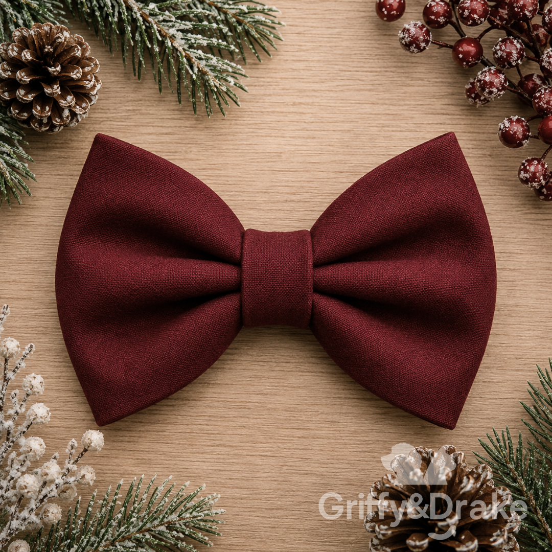 Simple Seasons Bow Tie – Merlot