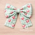 Strawberry Picnic Sailor Bow