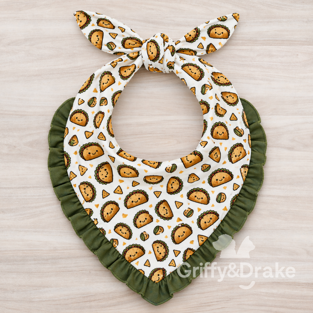 Taco Bout It Ruffle Bandana