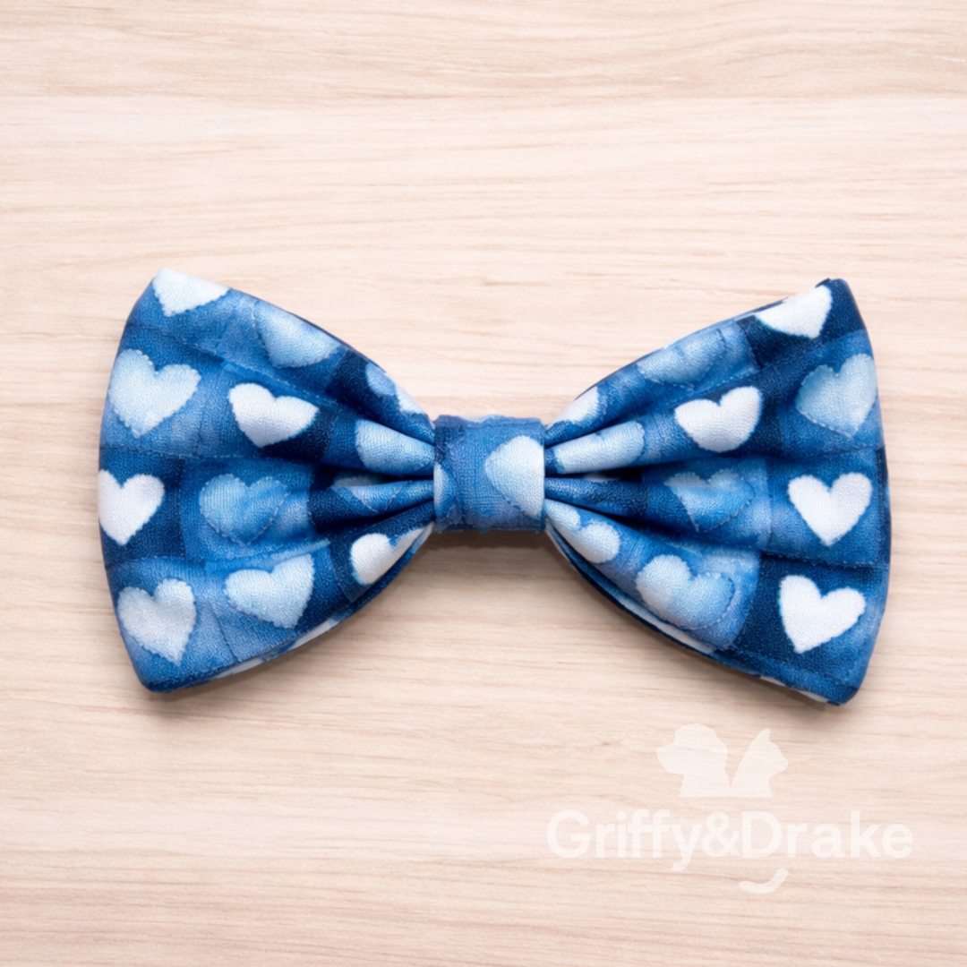 Denim Love Bow Tie