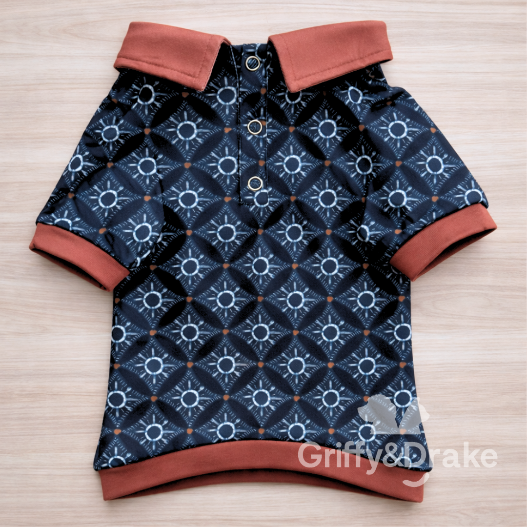 Sandstone Bloom Collar Shirt
