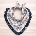 Sandstone Bloom Ruffle Bandana